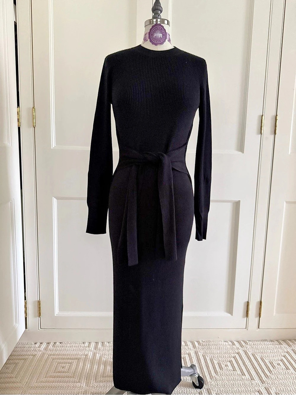 Gibson Latimer Black Maxi Dress Size Small NWT